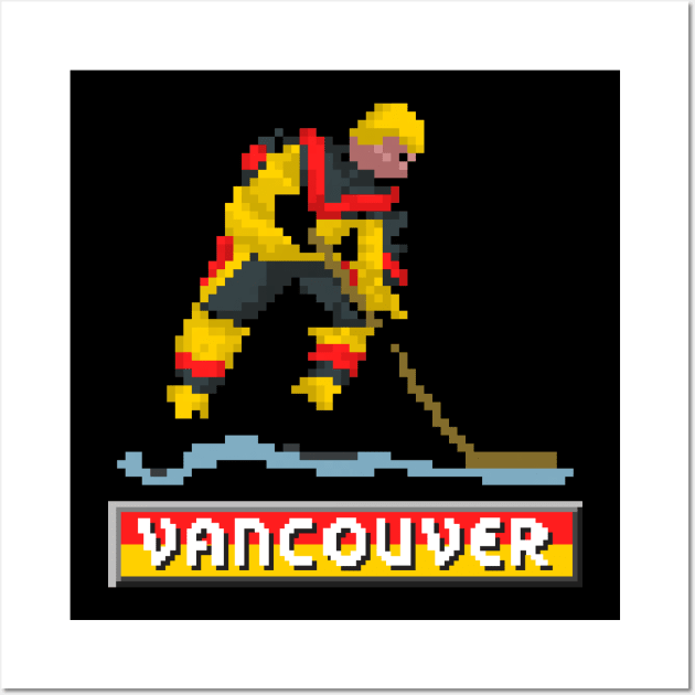 Retro Vancouver Hockey Wall Art by clarkehall